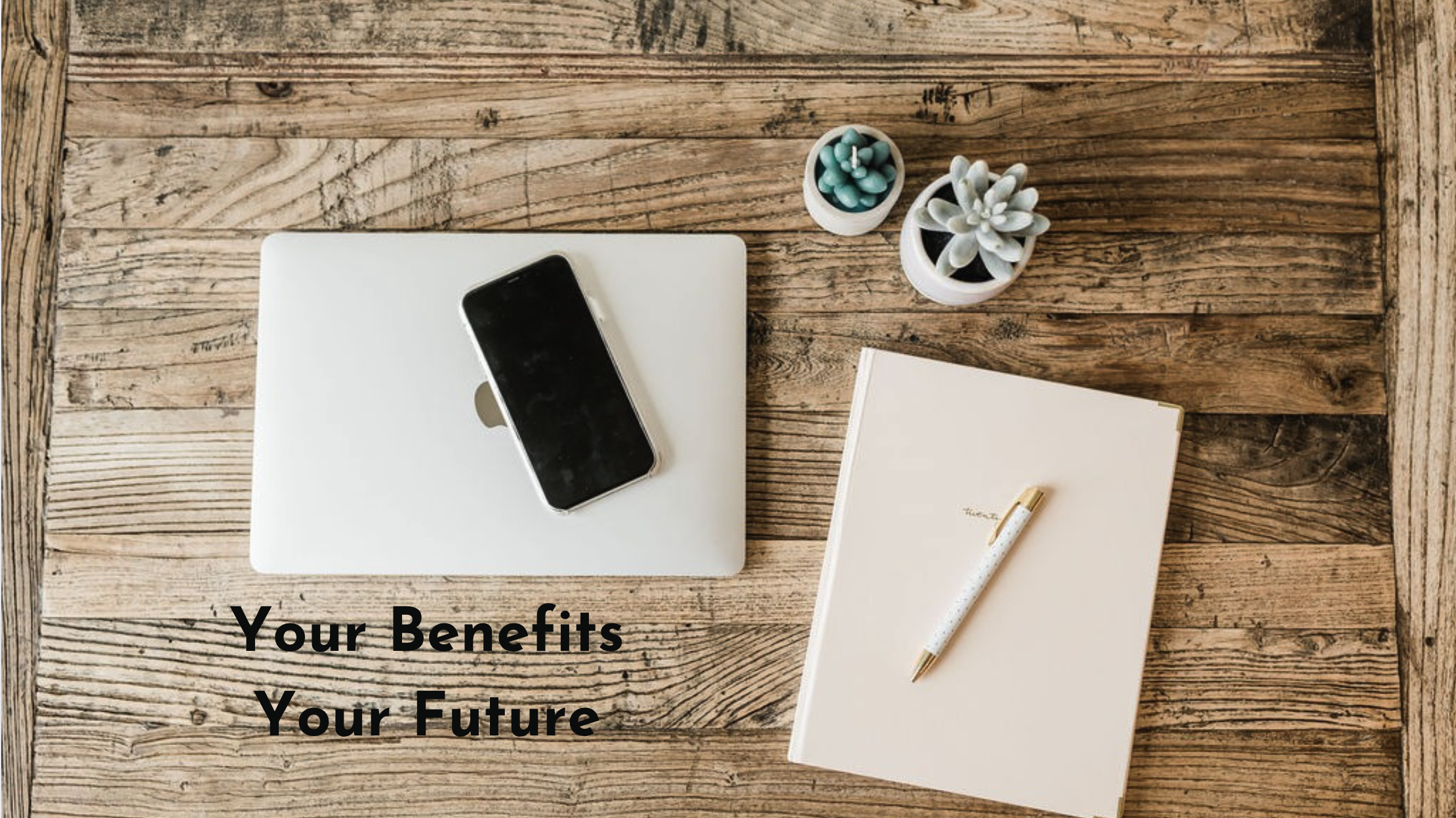 Computer and notebook to help with Open Enrollment 2026